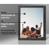 image:imageAmericanflat 5x7 Picture Frame with Polished Crystal Clear Glass  Hampton Collection  Distressed Wood Picture Frames for Tabletop and Wall Display  Charcoal Black  Polished glass wall or tabletop display with included easel sawtooth hangers included fits photos posters and artCharcoal Black