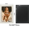 image:imageAmericanflat 5x7 Picture Frame with Polished Crystal Clear Glass  Hampton Collection  Distressed Wood Picture Frames for Tabletop and Wall Display  Charcoal Black  Polished glass wall or tabletop display with included easel sawtooth hangers included fits photos posters and artAspen White