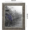 image:imageAmericanflat 5x7 Picture Frame with Polished Crystal Clear Glass  Set of 2  Hampton Collection  Distressed Wood Picture Frames for Tabletop and Wall Display  Rustic Tan  Polished glass wall or tabletop display with included easel hanging hardware included fits photos and artRustic Tan