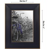 image:imageAmericanflat 5x7 Picture Frame with Polished Crystal Clear Glass  Set of 2  Hampton Collection  Distressed Wood Picture Frames for Tabletop and Wall Display  Rustic Tan  Polished glass wall or tabletop display with included easel hanging hardware included fits photos and artBlack