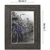 image:imageAmericanflat 5x7 Picture Frame with Polished Crystal Clear Glass  Set of 2  Hampton Collection  Distressed Wood Picture Frames for Tabletop and Wall Display  Rustic Tan  Polished glass wall or tabletop display with included easel hanging hardware included fits photos and artRustic