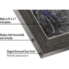 image:imageAmericanflat 5x7 Picture Frame with Polished Crystal Clear Glass  Set of 2  Hampton Collection  Distressed Wood Picture Frames for Tabletop and Wall Display  Rustic Tan  Polished glass wall or tabletop display with included easel hanging hardware included fits photos and artRustic