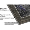 image:imageAmericanflat 5x7 Picture Frame with Polished Crystal Clear Glass  Set of 2  Hampton Collection  Distressed Wood Picture Frames for Tabletop and Wall Display  Rustic Tan  Polished glass wall or tabletop display with included easel hanging hardware included fits photos and artRustic