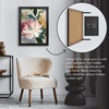 image:imageAmericanflat 5x7 Picture Frame with ShatterResistant Glass  Use as 4x6 Frame with Mat or Display 5x7 Photo Without Mat  Streamline Collection  Picture Frames for Tabletop and Wall  White  Shatterresistant glass wall or tabletop display with included easel triangle hangers included secure turntab backingBlack