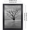 image:imageAmericanflat 5x7 Picture Frame with ShatterResistant Glass  Use as 4x6 Frame with Mat or Display 5x7 Photo Without Mat  Streamline Collection  Picture Frames for Tabletop and Wall  White  Shatterresistant glass wall or tabletop display with included easel triangle hangers included secure turntab backingBlack