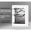 image:imageAmericanflat 5x7 Picture Frame with ShatterResistant Glass  Use as 4x6 Frame with Mat or Display 5x7 Photo Without Mat  Streamline Collection  Picture Frames for Tabletop and Wall  White  Shatterresistant glass wall or tabletop display with included easel triangle hangers included secure turntab backingWhite