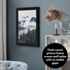 image:imageAmericanflat 5x7 Picture Frame with ShatterResistant Glass  Use as 4x6 Frame with Mat or Display 5x7 Photo Without Mat  Streamline Collection  Picture Frames for Tabletop and Wall  White  Shatterresistant glass wall or tabletop display with included easel triangle hangers included secure turntab backingBlack
