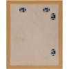 image:imageAmericanflat 85x11 Changeable Kids Art Frame  White  Holds 100 art pieces magnetic front door builtin keyholes for wall display stores finished artworkDark Oak Pack of 8