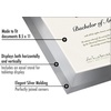 image:imageAmericanflat 85x11 Picture Frame 2Pack  Engineered Wood  White  Shatterresistant glass wall or tabletop display with included easel sawtooth hangers includedSilver