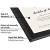 image:imageAmericanflat 85x11 Picture Frame 2Pack  Engineered Wood  White  Shatterresistant glass wall or tabletop display with included easel sawtooth hangers includedBlack