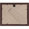 image:imageAmericanflat 85x11 Picture Frame 2Pack  Engineered Wood  White  Shatterresistant glass wall or tabletop display with included easel sawtooth hangers includedMahogany