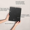 image:imageAmericanflat 8x10 Picture Frame with Polished Crystal Clear Glass  Hampton Collection  Distressed Wood Picture Frames for Tabletop and Wall Display  Charcoal Black  Polished glass wall or tabletop display with included easel sawtooth hangers included fits photos posters and artTurquoise Blue