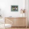 image:imageAmericanflat 8x10 Picture Frame with Polished Crystal Clear Glass  Hampton Collection  Distressed Wood Picture Frames for Tabletop and Wall Display  Charcoal Black  Polished glass wall or tabletop display with included easel sawtooth hangers included fits photos posters and artTurquoise BlueTurquoise Blue