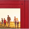 image:imageAmericanflat 8x10 Picture Frame with Polished Crystal Clear Glass  Hampton Collection  Distressed Wood Picture Frames for Tabletop and Wall Display  Charcoal Black  Polished glass wall or tabletop display with included easel sawtooth hangers included fits photos posters and artRed