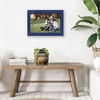image:imageAmericanflat 8x10 Picture Frame with Polished Crystal Clear Glass  Hampton Collection  Distressed Wood Picture Frames for Tabletop and Wall Display  Charcoal Black  Polished glass wall or tabletop display with included easel sawtooth hangers included fits photos posters and artNavy Blue