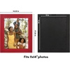 image:imageAmericanflat 8x10 Picture Frame with Polished Crystal Clear Glass  Hampton Collection  Distressed Wood Picture Frames for Tabletop and Wall Display  Charcoal Black  Polished glass wall or tabletop display with included easel sawtooth hangers included fits photos posters and artRed