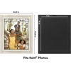 image:imageAmericanflat 8x10 Picture Frame with Polished Crystal Clear Glass  Hampton Collection  Distressed Wood Picture Frames for Tabletop and Wall Display  Charcoal Black  Polished glass wall or tabletop display with included easel sawtooth hangers included fits photos posters and artAspen White