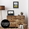 image:imageAmericanflat 8x10 Picture Frame with Polished Crystal Clear Glass  Hampton Collection  Distressed Wood Picture Frames for Tabletop and Wall Display  Charcoal Black  Polished glass wall or tabletop display with included easel sawtooth hangers included fits photos posters and artCharcoal Black