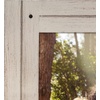image:imageAmericanflat 8x10 Picture Frame with Polished Crystal Clear Glass  Hampton Collection  Distressed Wood Picture Frames for Tabletop and Wall Display  Charcoal Black  Polished glass wall or tabletop display with included easel sawtooth hangers included fits photos posters and artAspen White