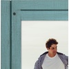 image:imageAmericanflat 8x10 Picture Frame with Polished Crystal Clear Glass  Hampton Collection  Distressed Wood Picture Frames for Tabletop and Wall Display  Charcoal Black  Polished glass wall or tabletop display with included easel sawtooth hangers included fits photos posters and artTurquoise Blue