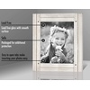 image:imageAmericanflat 8x10 Picture Frame with Polished Crystal Clear Glass  Hampton Collection  Distressed Wood Picture Frames for Tabletop and Wall Display  Charcoal Black  Polished glass wall or tabletop display with included easel sawtooth hangers included fits photos posters and artAspen White