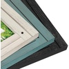 image:imageAmericanflat 8x10 Picture Frame with Polished Crystal Clear Glass  Hampton Collection  Distressed Wood Picture Frames for Tabletop and Wall Display  Charcoal Black  Polished glass wall or tabletop display with included easel sawtooth hangers included fits photos posters and artAspen White