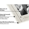 image:imageAmericanflat 8x10 Picture Frame with Polished Crystal Clear Glass  Hampton Collection  Distressed Wood Picture Frames for Tabletop and Wall Display  Charcoal Black  Polished glass wall or tabletop display with included easel sawtooth hangers included fits photos posters and artAspen White