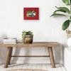 image:imageAmericanflat 8x10 Picture Frame with Polished Crystal Clear Glass  Hampton Collection  Distressed Wood Picture Frames for Tabletop and Wall Display  Charcoal Black  Polished glass wall or tabletop display with included easel sawtooth hangers included fits photos posters and artRed