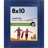 image:imageAmericanflat 8x10 Picture Frame with Polished Crystal Clear Glass  Hampton Collection  Distressed Wood Picture Frames for Tabletop and Wall Display  Charcoal Black  Polished glass wall or tabletop display with included easel sawtooth hangers included fits photos posters and artNavy