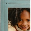 image:imageAmericanflat 8x10 Picture Frame with Polished Crystal Clear Glass  Hampton Collection  Distressed Wood Picture Frames for Tabletop and Wall Display  Charcoal Black  Polished glass wall or tabletop display with included easel sawtooth hangers included fits photos posters and artTurquoise Blue