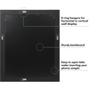 image:imageAmericanflat 8x10 Picture Frame with Polished Crystal Clear Glass  Hampton Collection  Distressed Wood Picture Frames for Tabletop and Wall Display  Charcoal Black  Polished glass wall or tabletop display with included easel sawtooth hangers included fits photos posters and artTurquoise Blue