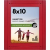 image:imageAmericanflat 8x10 Picture Frame with Polished Crystal Clear Glass  Hampton Collection  Distressed Wood Picture Frames for Tabletop and Wall Display  Charcoal Black  Polished glass wall or tabletop display with included easel sawtooth hangers included fits photos posters and artRed