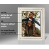 image:imageAmericanflat 8x10 Picture Frame with Polished Crystal Clear Glass  Hampton Collection  Distressed Wood Picture Frames for Tabletop and Wall Display  Charcoal Black  Polished glass wall or tabletop display with included easel sawtooth hangers included fits photos posters and artAspen White