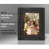 image:imageAmericanflat 8x10 Picture Frame with Polished Crystal Clear Glass  Hampton Collection  Distressed Wood Picture Frames for Tabletop and Wall Display  Charcoal Black  Polished glass wall or tabletop display with included easel sawtooth hangers included fits photos posters and artCharcoal Black