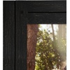image:imageAmericanflat 8x10 Picture Frame with Polished Crystal Clear Glass  Hampton Collection  Distressed Wood Picture Frames for Tabletop and Wall Display  Charcoal Black  Polished glass wall or tabletop display with included easel sawtooth hangers included fits photos posters and artCharcoal Black