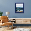 image:imageAmericanflat 8x10 Picture Frame with Polished Crystal Clear Glass  Hampton Collection  Distressed Wood Picture Frames for Tabletop and Wall Display  Charcoal Black  Polished glass wall or tabletop display with included easel sawtooth hangers included fits photos posters and artNavy