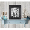 image:imageAmericanflat 8x10 Picture Frame with Polished Crystal Clear Glass  Hampton Collection  Distressed Wood Picture Frames for Tabletop and Wall Display  Charcoal Black  Polished glass wall or tabletop display with included easel sawtooth hangers included fits photos posters and artCharcoal Black