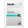 image:imageAmericanflat 8x10 Picture Frame with ShatterResistant Glass  Use as 5x7 Frame with Mat or Display 8x10 Photo Without Mat  Streamline Collection  Picture Frames for Tabletop and Wall  White  Shatterresistant glass wall or tabletop display with included easel sawtooth hangers included secure turntab backingWhite