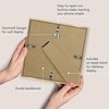 image:imageAmericanflat 8x10 Picture Frame with ShatterResistant Glass  Use as 5x7 Frame with Mat or Display 8x10 Photo Without Mat  Streamline Collection  Picture Frames for Tabletop and Wall  White  Shatterresistant glass wall or tabletop display with included easel sawtooth hangers included secure turntab backingGold
