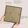 image:imageAmericanflat 8x10 Picture Frame with ShatterResistant Glass  Use as 5x7 Frame with Mat or Display 8x10 Photo Without Mat  Streamline Collection  Picture Frames for Tabletop and Wall  White  Shatterresistant glass wall or tabletop display with included easel sawtooth hangers included secure turntab backingBlack