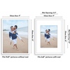 image:imageAmericanflat 8x10 Picture Frame with ShatterResistant Glass  Use as 5x7 Frame with Mat or Display 8x10 Photo Without Mat  Streamline Collection  Picture Frames for Tabletop and Wall  White  Shatterresistant glass wall or tabletop display with included easel sawtooth hangers included secure turntab backingWhite