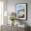 image:imageAmericanflat 8x10 Picture Frame with ShatterResistant Glass  Use as 5x7 Frame with Mat or Display 8x10 Photo Without Mat  Streamline Collection  Picture Frames for Tabletop and Wall  White  Shatterresistant glass wall or tabletop display with included easel sawtooth hangers included secure turntab backingBlack