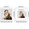 image:imageAmericanflat 8x10 Picture Frame with ShatterResistant Glass  Use as 5x7 Frame with Mat or Display 8x10 Photo Without Mat  Streamline Collection  Picture Frames for Tabletop and Wall  White  Shatterresistant glass wall or tabletop display with included easel sawtooth hangers included secure turntab backingWhite