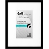 image:imageAmericanflat 8x10 Picture Frame with ShatterResistant Glass  Use as 5x7 Frame with Mat or Display 8x10 Photo Without Mat  Streamline Collection  Picture Frames for Tabletop and Wall  White  Shatterresistant glass wall or tabletop display with included easel sawtooth hangers included secure turntab backingBlack