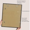 image:imageAmericanflat 8x10 Picture Frame with ShatterResistant Glass  Use as 5x7 Frame with Mat or Display 8x10 Photo Without Mat  Streamline Collection  Picture Frames for Tabletop and Wall  White  Shatterresistant glass wall or tabletop display with included easel sawtooth hangers included secure turntab backingBlack