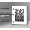 image:imageAmericanflat 8x10 Picture Frame with ShatterResistant Glass  Use as 5x7 Frame with Mat or Display 8x10 Photo Without Mat  Streamline Collection  Picture Frames for Tabletop and Wall  White  Shatterresistant glass wall or tabletop display with included easel sawtooth hangers included secure turntab backingGrey
