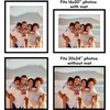 image:imageAmericanflat 8x10 Picture Frame with ShatterResistant Glass  Use as 5x7 Frame with Mat or Display 8x10 Photo Without Mat  Streamline Collection  Picture Frames for Tabletop and Wall  White  Shatterresistant glass wall or tabletop display with included easel sawtooth hangers included secure turntab backingBlack