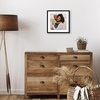 image:imageAmericanflat 8x10 Picture Frame with ShatterResistant Glass  Use as 5x7 Frame with Mat or Display 8x10 Photo Without Mat  Streamline Collection  Picture Frames for Tabletop and Wall  White  Shatterresistant glass wall or tabletop display with included easel sawtooth hangers included secure turntab backingBlack
