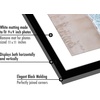 image:imageAmericanflat 8x10 Picture Frame with ShatterResistant Glass  Use as 5x7 Frame with Mat or Display 8x10 Photo Without Mat  Streamline Collection  Picture Frames for Tabletop and Wall  White  Shatterresistant glass wall or tabletop display with included easel sawtooth hangers included secure turntab backingBlack