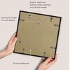 image:imageAmericanflat 8x10 Picture Frame with ShatterResistant Glass  Use as 5x7 Frame with Mat or Display 8x10 Photo Without Mat  Streamline Collection  Picture Frames for Tabletop and Wall  White  Shatterresistant glass wall or tabletop display with included easel sawtooth hangers included secure turntab backingBlack